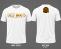 Deep Roots Established Tee – White & Mirror Gold Edition