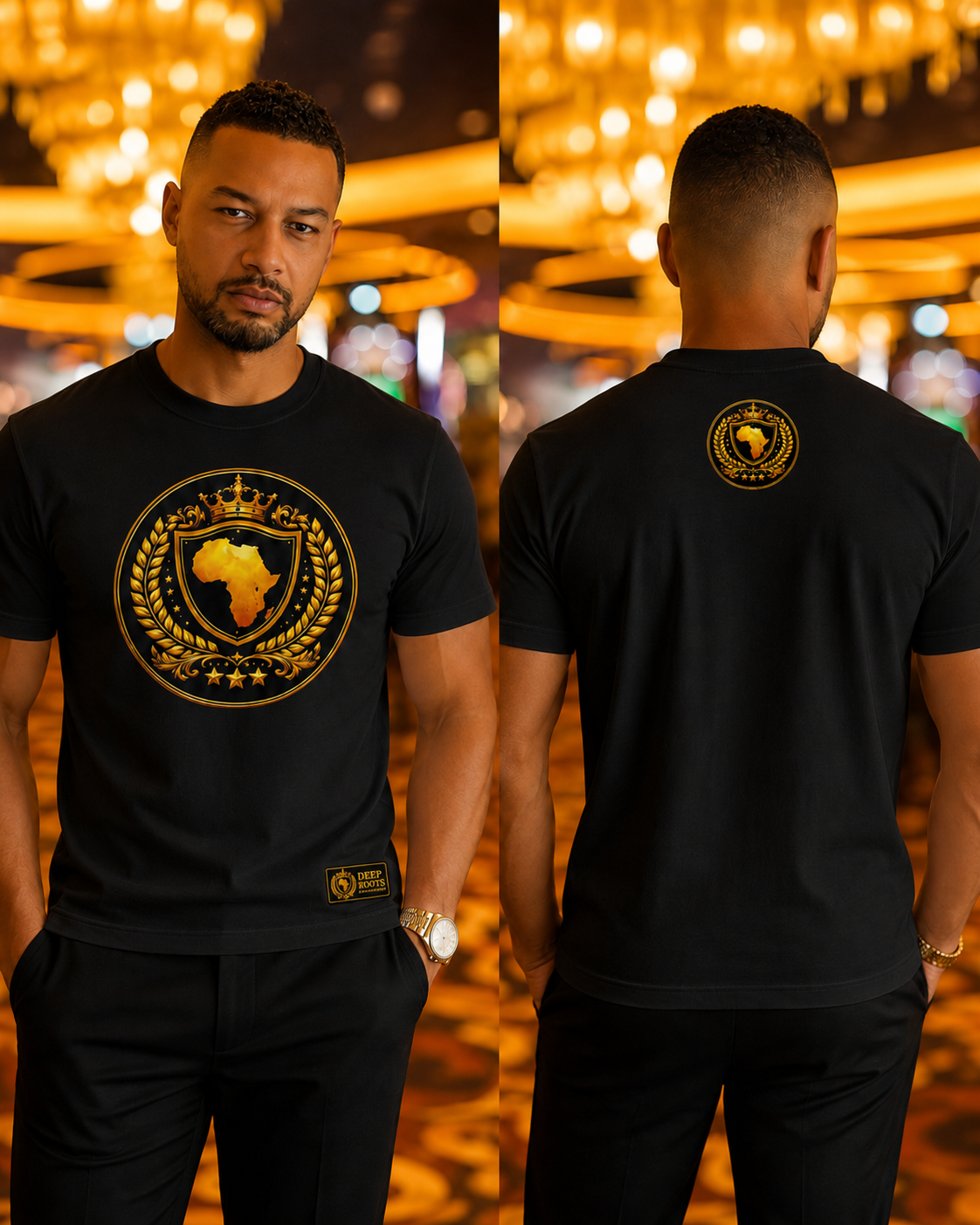Black Excellence Heritage Crest™ | Signature Heritage Collection (Black)